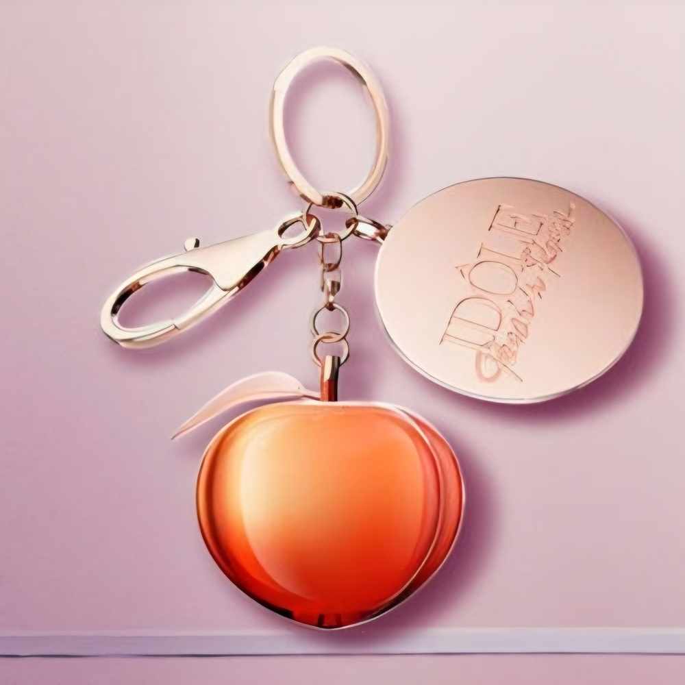 Lancome Pink and Orange Keychain